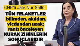 Süllü: Yaşanan felaketlere iklim krizinin etkileri, kader diyemeyiz.