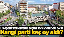 Eskişehir milletvekili seçim sonuçları belli oldu: Hangi parti kaç oy aldı?