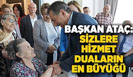 Başkanı  Ahmet Ataç, Melih Savaş Yaşam Köyü ve Metin Özöğüt Yaşam Merkezi sakinleri ile bir araya geldi