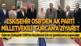Eskişehir OSB’den AK Parti Milletvekili Ayşen Gürcan’ı ziyaret etti