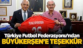 TFF Başkanı Büyükekşi, milli maç öncesi Büyükerşen’i ziyaret etti