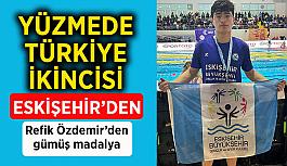 Yüzmede Türkiye ikincisi Eskişehir’den