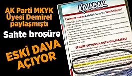 İşler çığırından çıktı: AK Partiler sahte broşürü paylaştı ESKİ davayı açtı