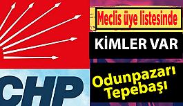 İşte CHP'nin Odunpazarı ve Tepebaşı meclis üye listesi