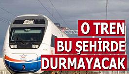 İzmir- Ankara Yüksek Hızlı Treni  Eskişehir'i gözden kaçırdı