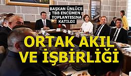 Başkan Ünlüce TBB Encümen Toplantısına katıldı