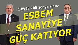 ESBEM’den bir ayda 9 farklı meslek dalında 200 adaya sınav