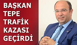 Seyitgazi Belediye Başkanı Uğur Tepe'nin trafik kazası geçirdi