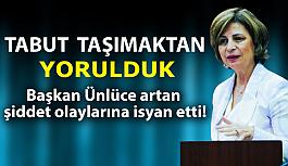 Eskişehir Büyükşehir Belediye Başkanı Ayşe Ünlüce: Hepimizin içi kan ağlıyor