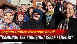 Başkan Ünlüce'ye vatandaştan sevgi seli
