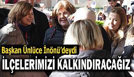 Başkan Ünlüce ve Kadın Meclis  Üyeleri ile İnönü’de bir araya geldi