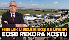 Meslek liseri boş kalırken EOSB rekora koştu