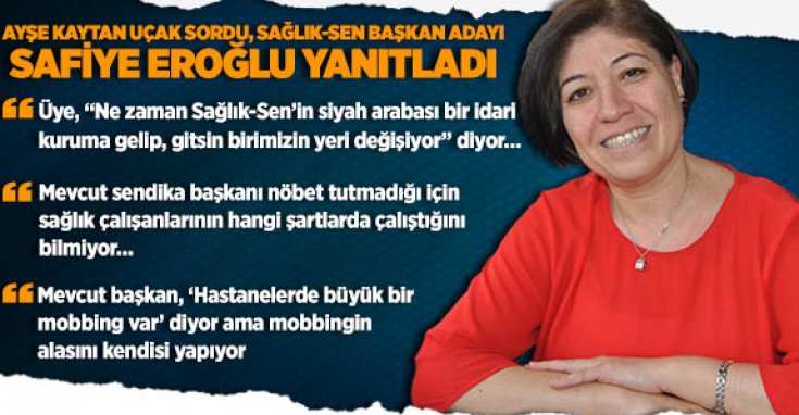 EROĞLU: SAĞLIK-SEN’DE YAŞANACAK İSTİFALARIN ÖNÜNE GEÇEBİLMEK İÇİN ADAY OLDUM