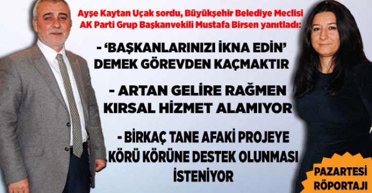 Eskişehir Büyükşehir Belediye Meclisi AK Parti Grup Başkanvekili Mustafa Birsen
