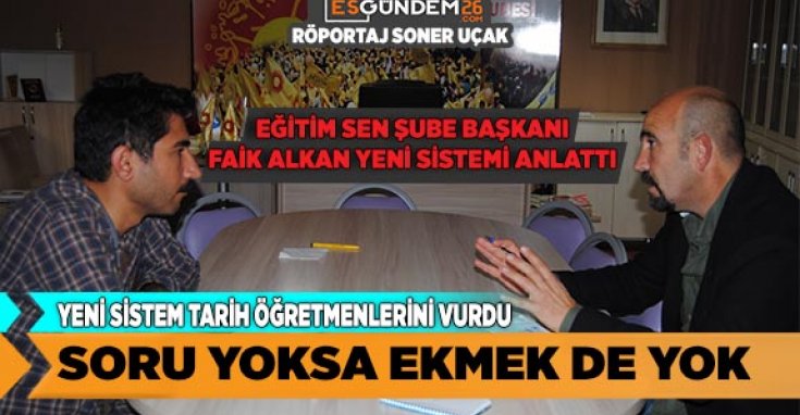 YENİ SİSTEM TARİH ÖĞRETMENLERİNİ VURDU