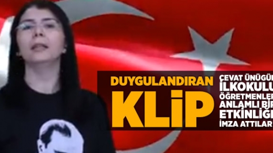 CEVAT ÜNÜGÜR İLKOKULU'NDAN ANLAMLI KLİP